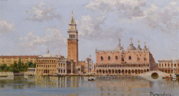 Antonietta Brandeis The Doges Palace and Campanile Venice